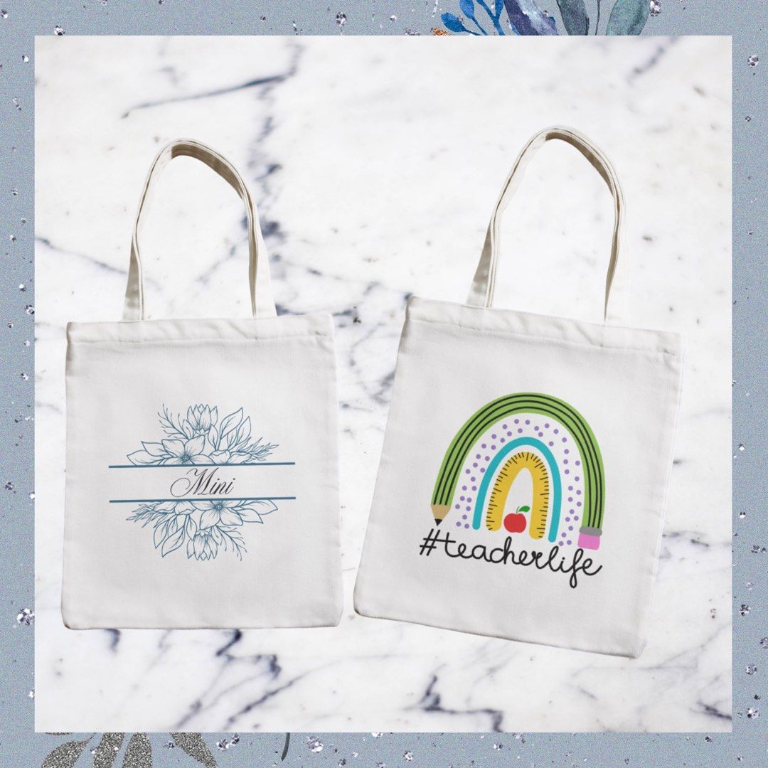 Customised tote bag. Personalised tote bag. Bag. Fashion. Crafted with love. Personalised. Handmade. Support small business