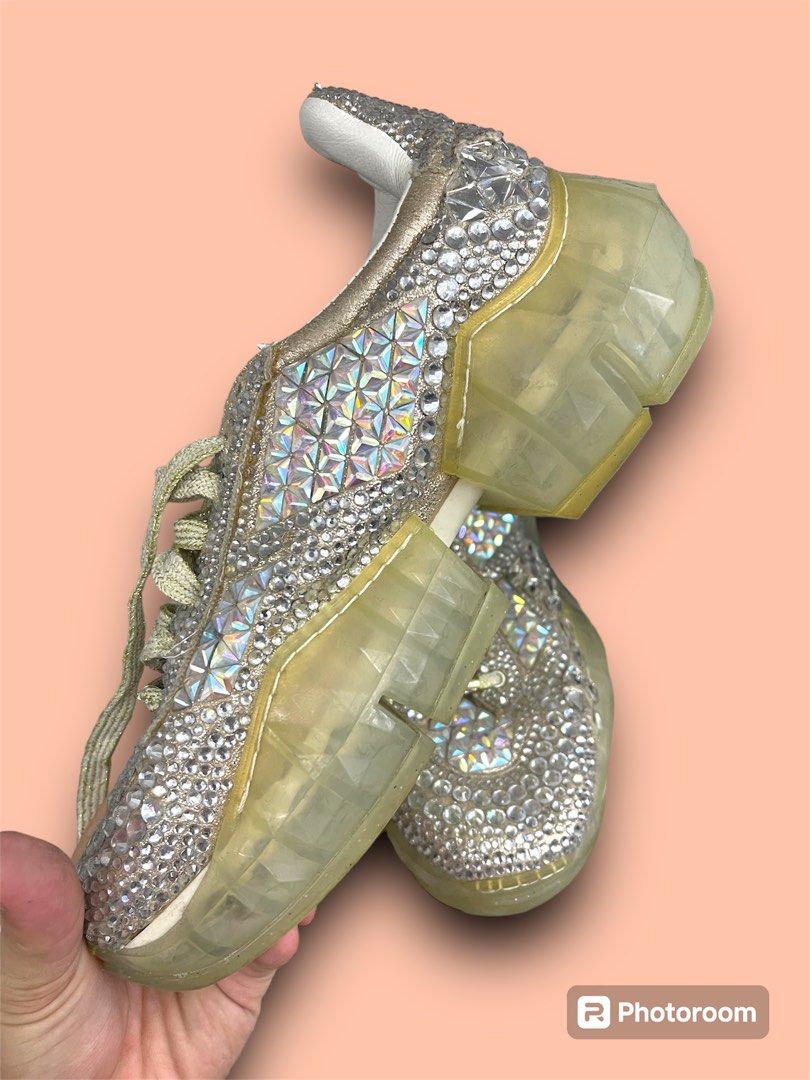 Jimmy Choo DIAMOND LEATHER TRAINERS 36.5 EU (Category: Sneakers & Footwear) located in Santa Maria. Submitted by houseofluckytoystore (Listing ID 1318779040, Image 3). Description: DIAMOND LEATHER TRAINERS Jimmy Choo 36.5 EU PLNGKE Pre-Loved/signs of usage WHAT YOU SEE IS WHAT YOU GET Mint Condition Ootd Smart Wear Formal WEAR Casual Wear Occasional SUMMER WEAR Outerwear Genuine. We bought it in CANADA COUNTRY SOLD as it is. For SURE BUYERS only.