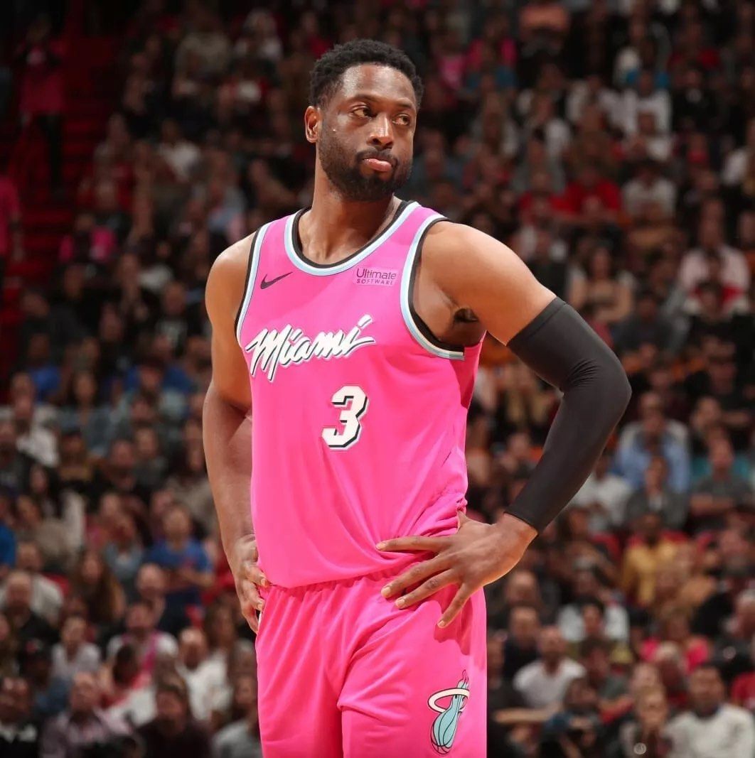 Dwyane Wade miami heat vice earned edition jersey Carousell