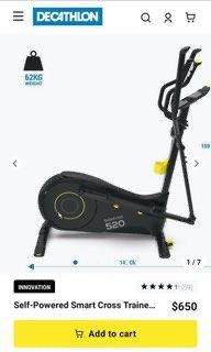 Inclusive delivery Elliptical cross training Domyos 520 Sports Equipment Exercise Fitness Cardio Fitness Machines on Carousell
