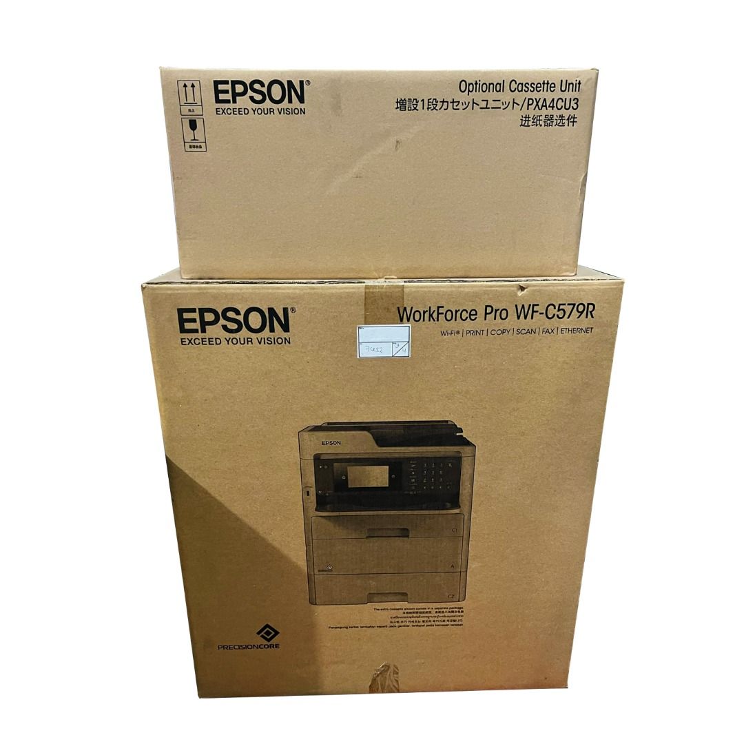 Epson WorkForce Pro WF-C579R Duplex All-in-One Inkjet Printer (Category: Printers, Scanners & Copiers) located in Quezon City. Submitted by stephturgo (Listing ID 1318638746, Image 1). Description: ON STOCK!!! OPEN FOR BULK ORDER!! BIGGER DISCOUNT FOR BULK ORDER!! Fast print speed of up to 24ipm Automatic duplex printing and scanning High capacity ink packs Low power consumption Print, scan, copy, fax with ADF Location: Baesa Quezon City Open for