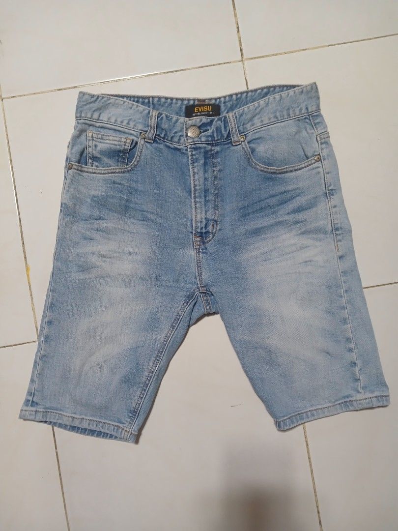 Evisu Jorts (Category: Shorts) located in Calamba. Submitted by trift_corner (Listing ID 1318792267, Image 2). Description: Evisu Denim 31x21 excellent condi 9.8/10 color rate.