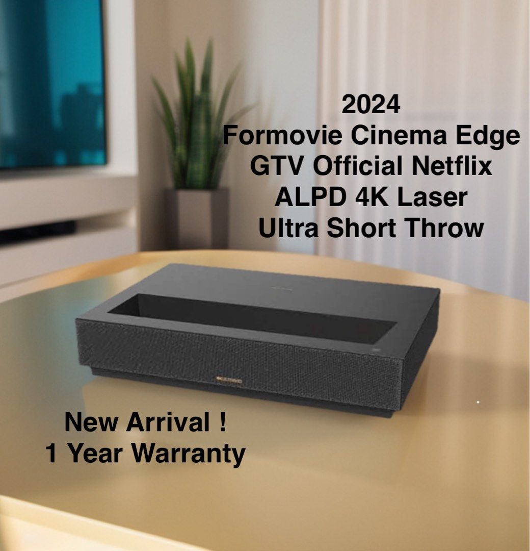 Formoive Cinema Edge 2024 ALPD Ultra Short Throw 4K Google TV Laser ...