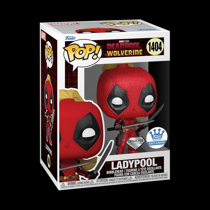 Funko Pop! Deadpool Ladypool (Diamond) fs exclusive, Hobbies & Toys