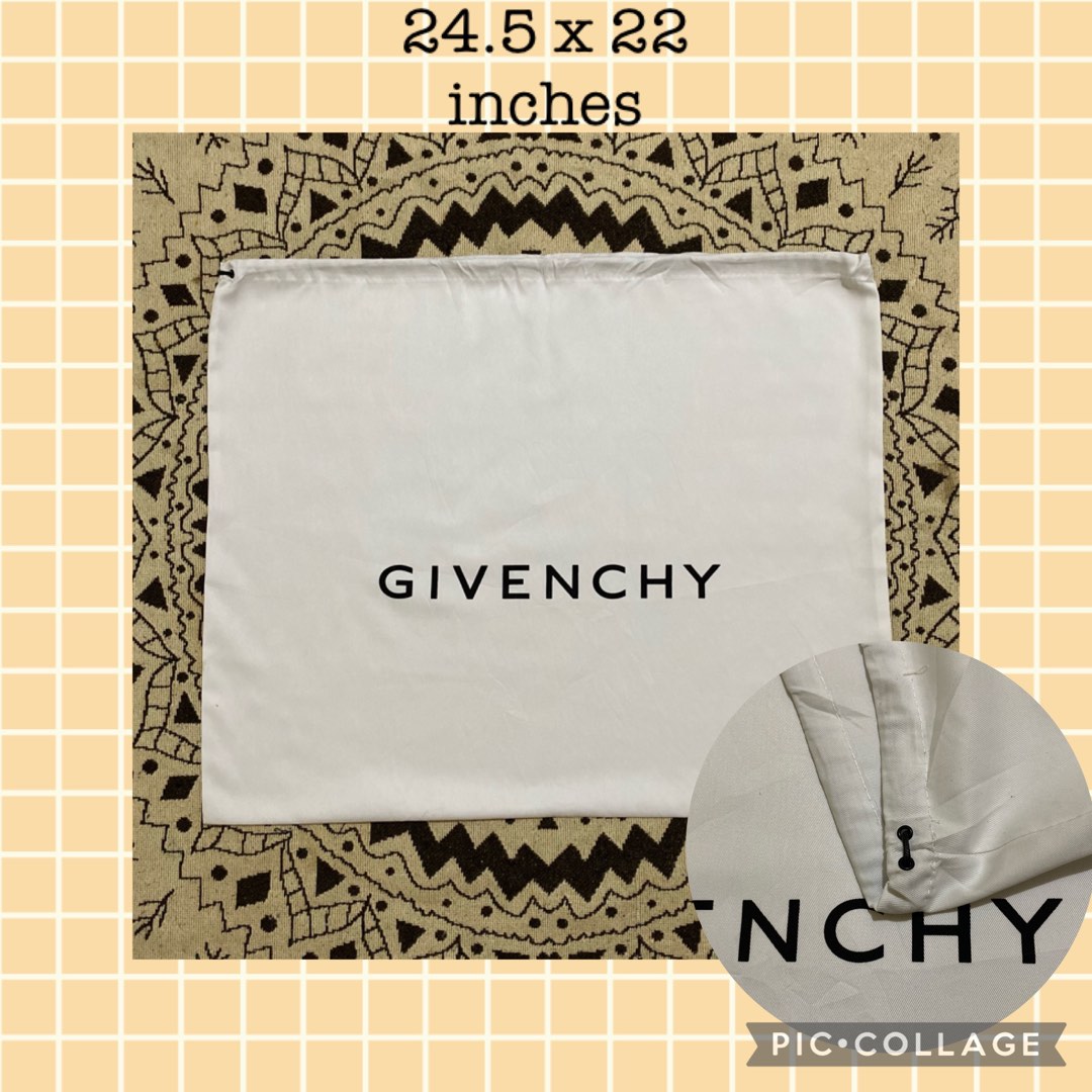 Givenchy Dust Bag 24.5x22 XXL Luxury Bags Wallets on Carousell