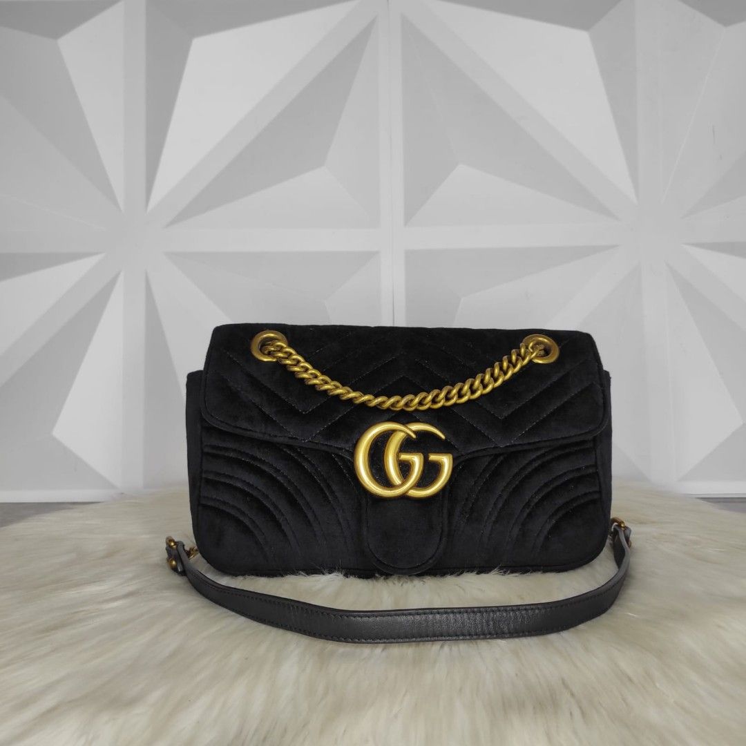 Gucci Marmont suede Sling bag