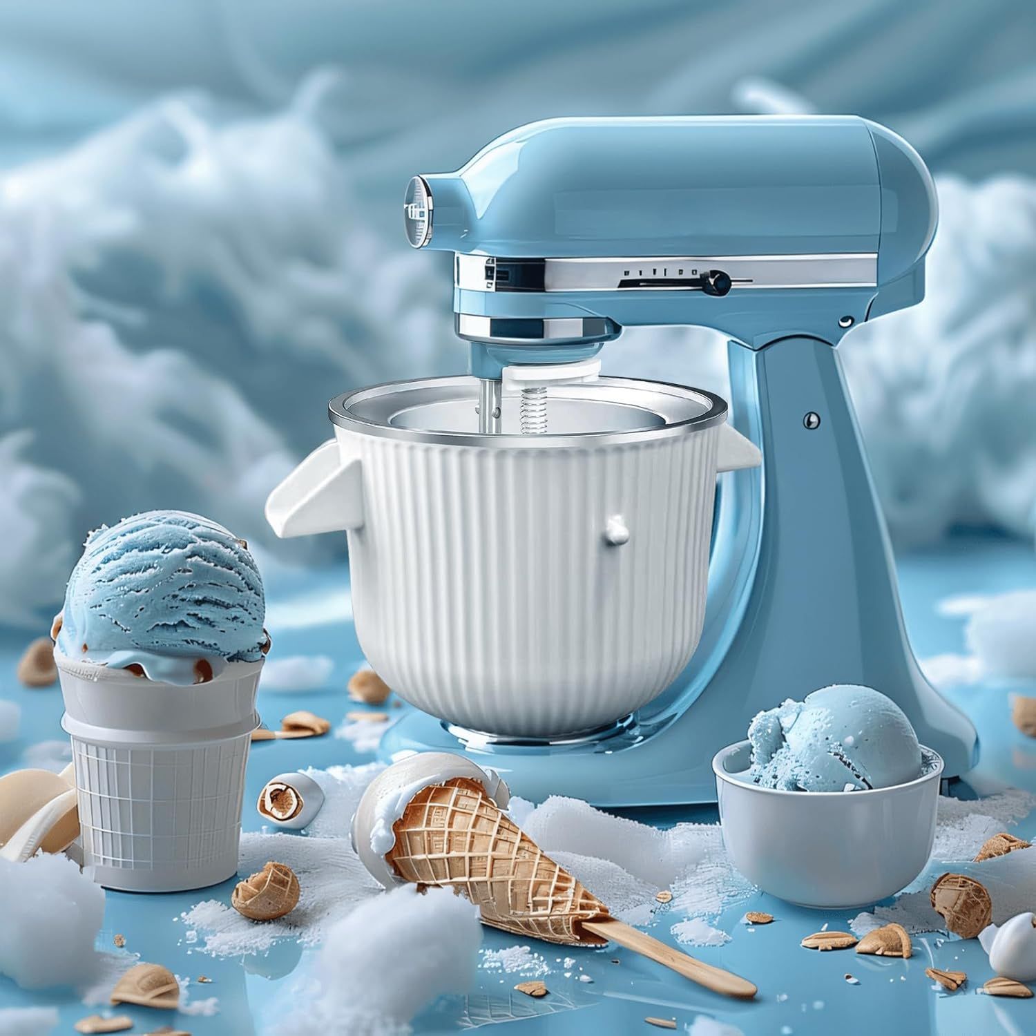 Kitchenaid mixer ice cream attachment parts sale