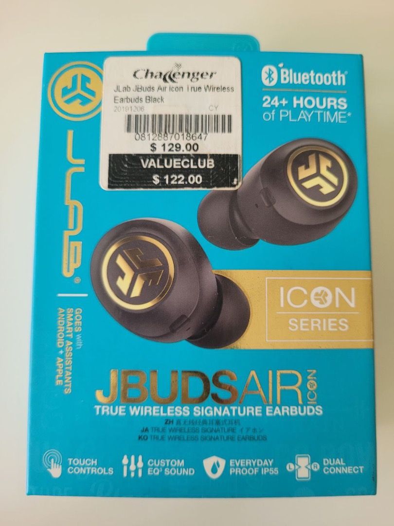 JLab Buds Air Icon Gold True Wireless Earbuds Parts