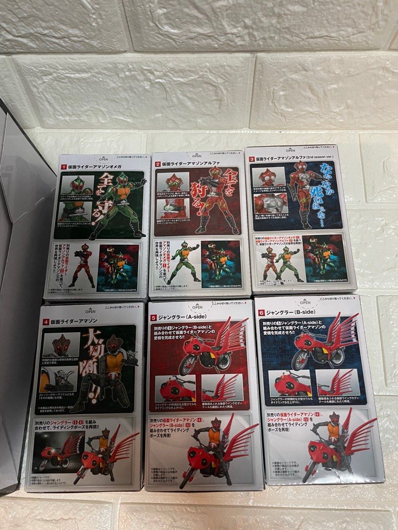 Kamen Rider Shodo vol9、掌動第9彈、Amazon 亞馬遜、1套6盒、全新未開