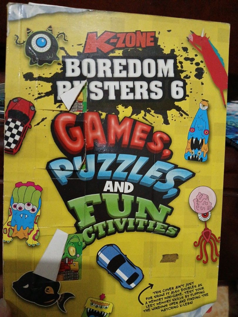 K-Zone (Category: Children's Books) located in San Fernando. Submitted by goodbuys47 (Listing ID 1318779265, Image 3). Description: Take all 5 books Boredom Busters 6 Welcome to the age of Ultron Minions going bananas X-Men Apocalypse Toontastic Takeover.