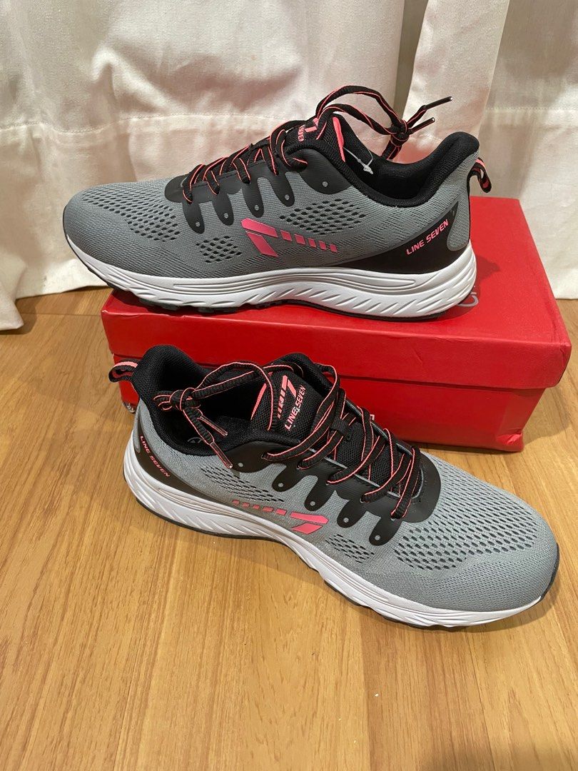 Line Seven Sneaker Running Shoes Breathable Flexible Sole Men Women Size 42 Men s Fashion Footwear Sneakers on Carousell