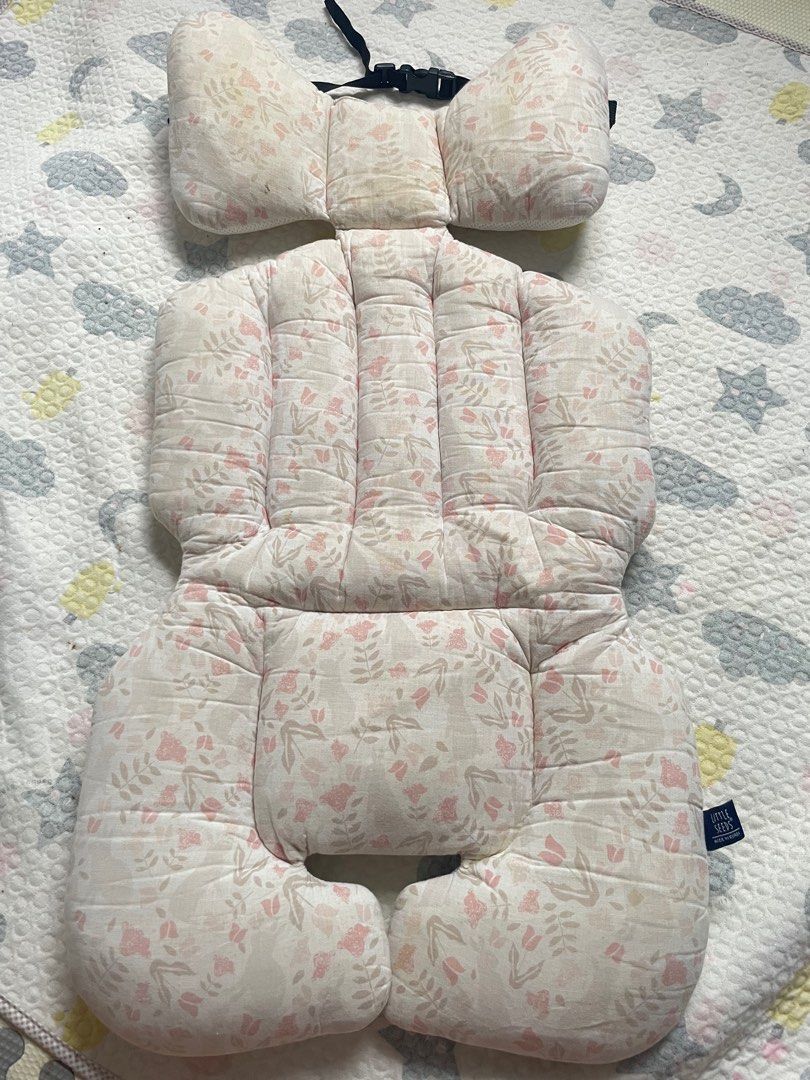 Little seeds stroller liner/pad (Category: Other Babies Going Out Needs) located in San Jose del Monte. Submitted by momma_buys (Listing ID 1318694017, Image 1). Description: Can also be use on carseats and highchair.