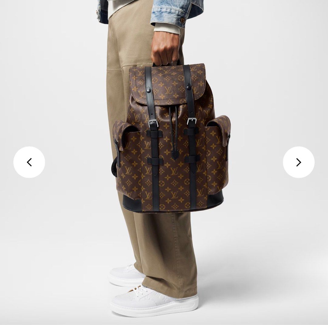 LV LOUIS VUITTON Backpack Christopher MM M43735 Luxury Bags Wallets on Carousell