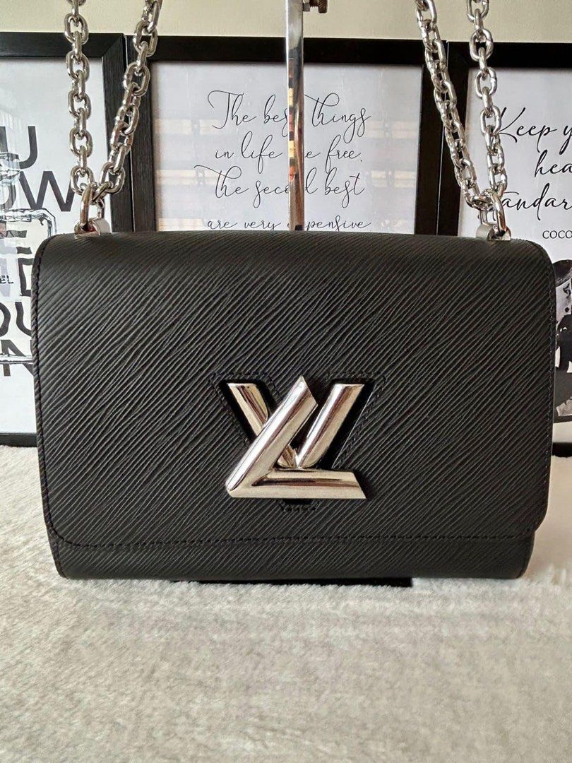 LV Twist MM Bag (Category: Luxury Bags & Wallets) located in Manila. Submitted by bagislifeshop (Listing ID 1318634366, Image 2). Description: ☑️Available in Pampanga ✅Datecode: FL3158 ✅Condition: 8.8/10 ✅Material: Epi leather ✅Colour: Black in SHW ✅Inclusions: Dustbag .