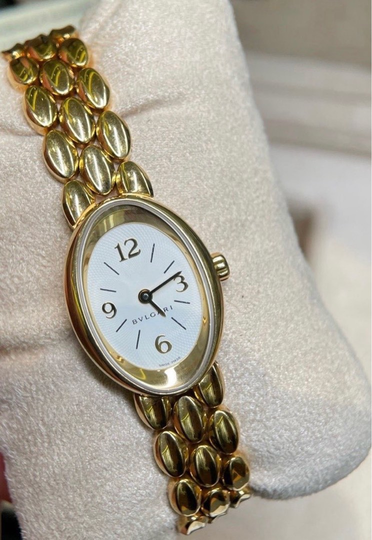 MAX Vintage Bvlgari Oval Watch 18k yellow gold Carousell