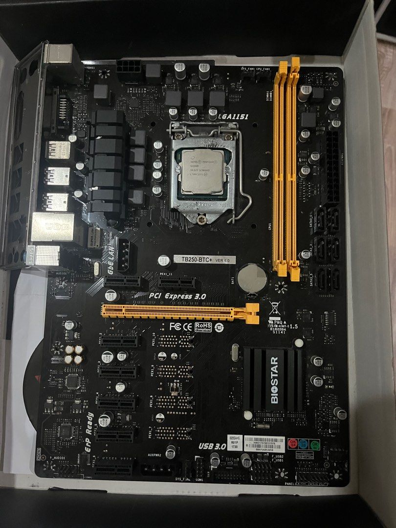 6th intel Motherboard cpu G4560