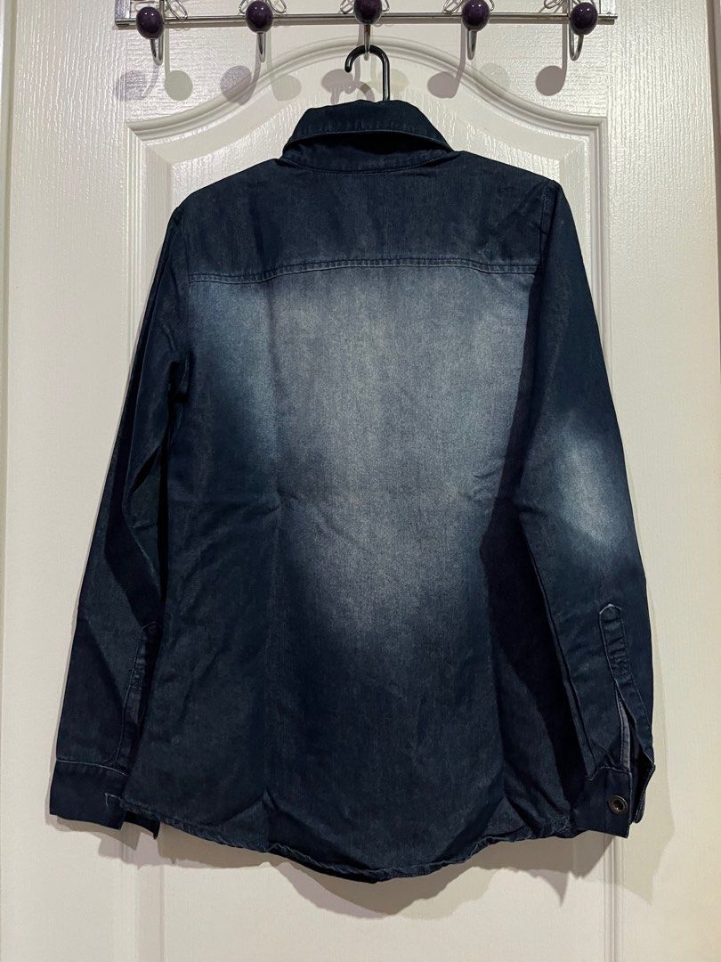 NEXT Denim Button Down (Category: Longsleeves) located in Cagayan de Oro. Submitted by dollydeclutter (Listing ID 1318774033, Image 2). Description: NEXT Denim Button Down SIZE: Small MOP: GCash, BDO Bank Transfer RFS: Declutter PM for more Inquiries ♡.