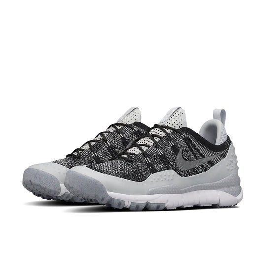 nike lupinek flyknit low black wolf grey