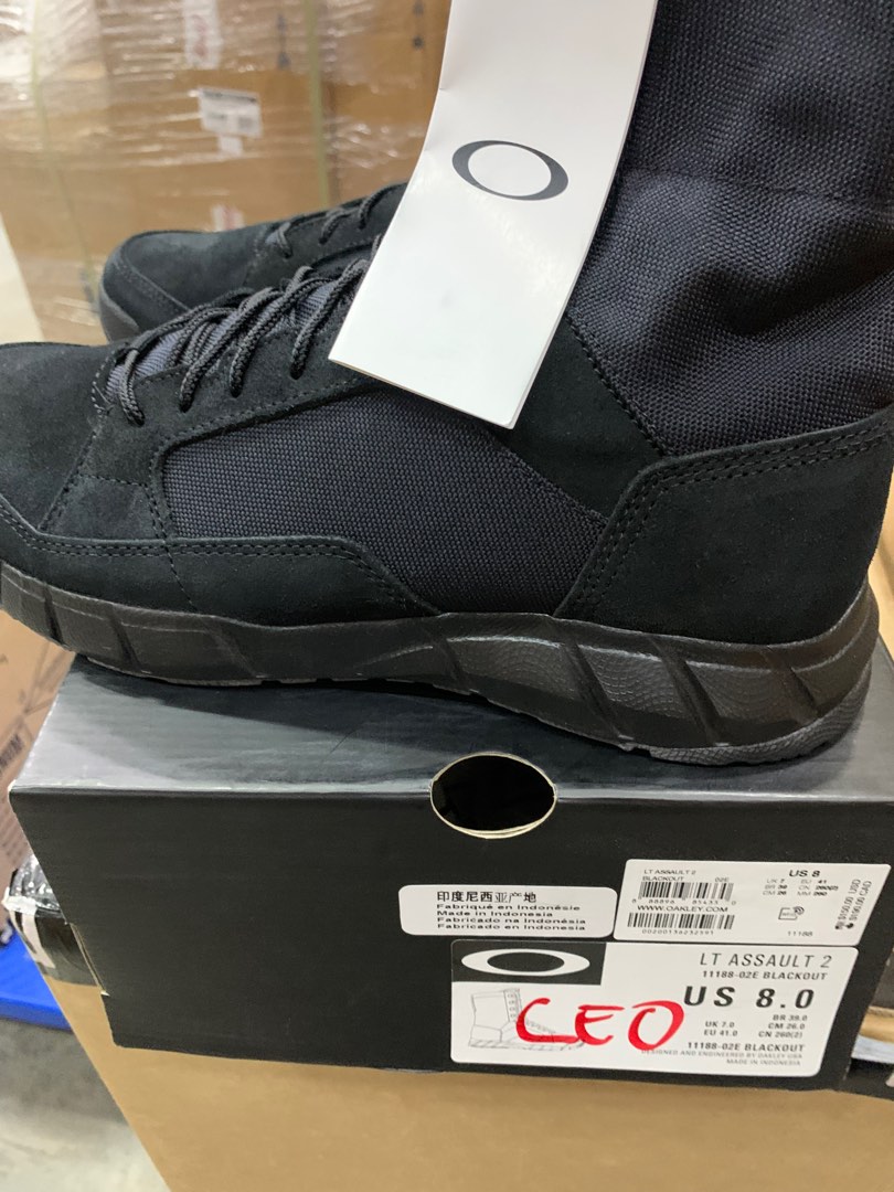 Oakley LT Assault 2 Blackout Men s Fashion Footwear Boots on Carousell