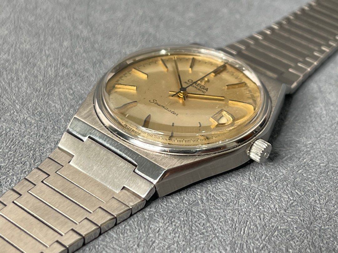 Omega Seamaster circa 1970 (Category: Men's Watches) located in Subic. Submitted by modern.vintage.enthusiast (Listing ID 1318794193, Image 3). Description: -Omega Seamaster 1012 -ref. 366.0846 -All Original parts -Original bracelet can fit up to 7.2” wrist size -Original crown -Waterproof tested (i can send vid if needed 3bar) -New crown gasket and back case -Polished plexiglass Original with omega logo -fixed bezel steel -36mm case diameter -16