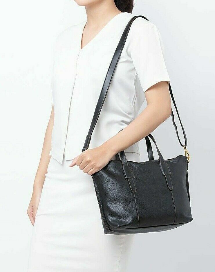 Fossil skylar leather satchel best sale