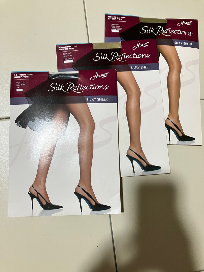 Reinforced Toe Pantyhose Hanes Silk Reflections Silky Sheer Where