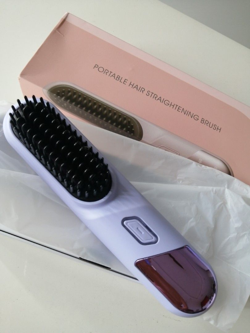 Portable Hair Straightener Brush Brand New