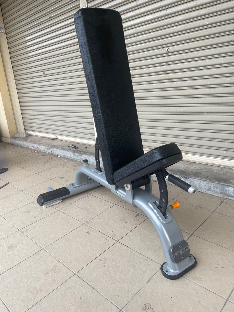 Precor USA fitness Icarian adjustable super bench gym free weight dumbbell barbell Sports Equipment Exercise Fitness Weights Dumbbells on Carousell