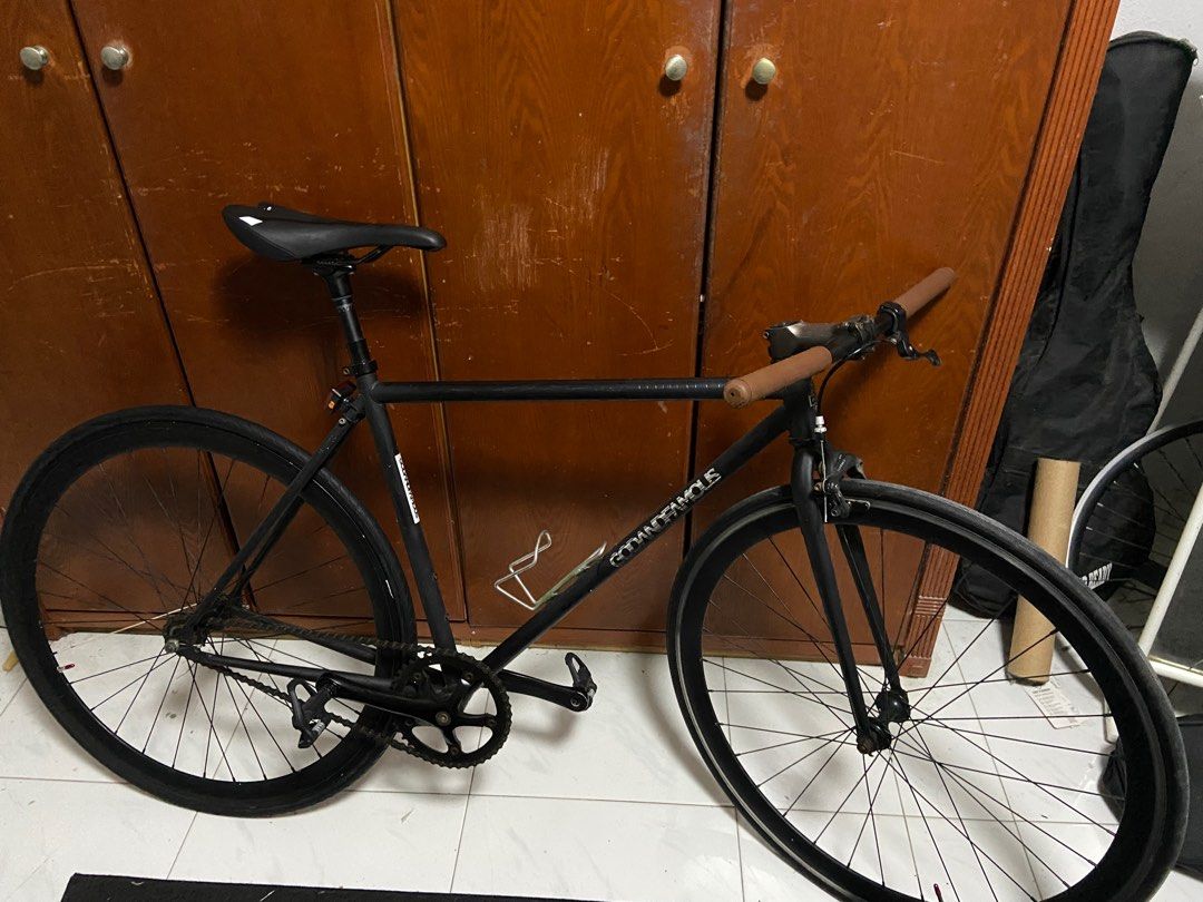 purefix frameset (Category: Bicycles) located in Singapore. Submitted by urmmmm (Listing ID 1318768151, Image 2). Description: wtt/wts -wtt open to road bike -includes crankset, seat clamp, headset, and chain -few paint chips -taped a part of the top tube bc logo was peeling off .