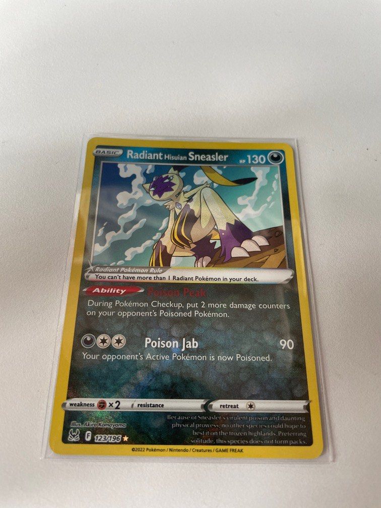 sneasler pokemon card Hisuian Sneasler V Full Art - 174/189 - Astral Radiance main image 1