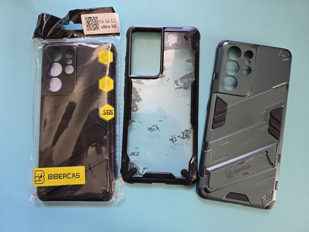 Samsung S21 Ultra Phone Cases (Category: Cases & Sleeves) located in Makati City. Submitted by loisandclark (Listing ID 1318659811, Image 1). Description: For Sale: Samsung S21 Ultra Phone Cases Take all for P400 MOP: BPI/BDO/Gcash/Seabank Shipping fee shouldered by buyer Meetups: Avida Asten Makati or BGC RFS: decluttering. not being used anymore Contact 0917 856 7355 for more info.