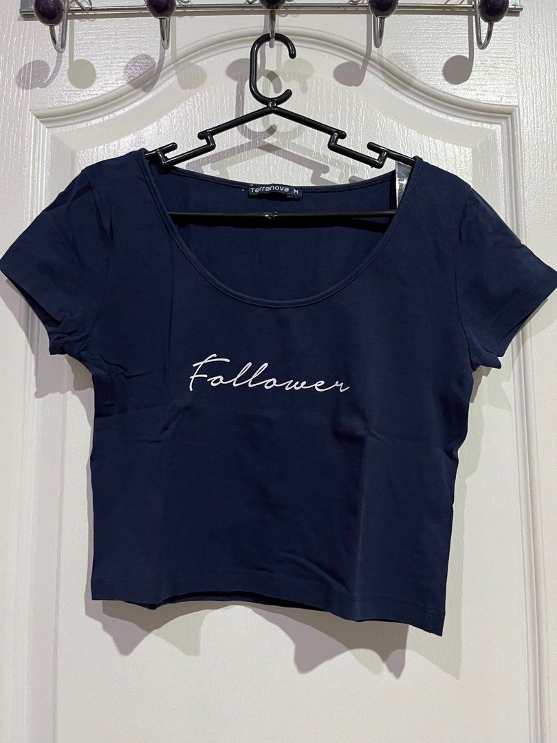TERRANOVA Navy Blue Crop Top (Category: Shirts) located in Cagayan de Oro. Submitted by dollydeclutter (Listing ID 1318773292, Image 1). Description: TERRANOVA Navy Blue Crop Top SIZE: Medium MOP: GCash, BDO Bank Transfer RFS: Declutter PM for more Inquiries ♡.