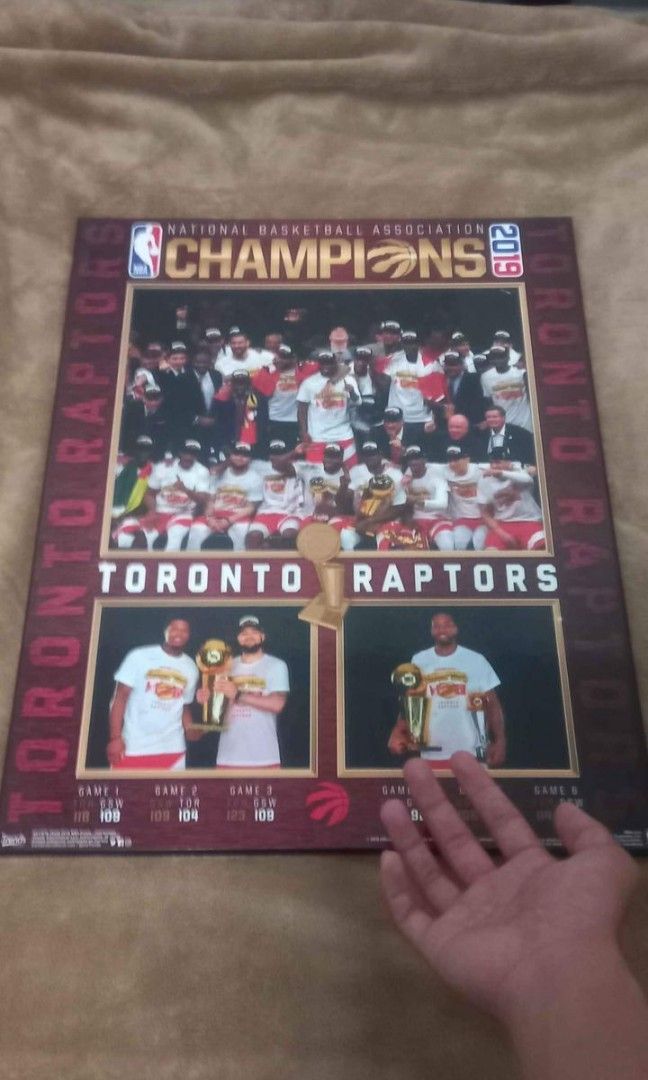 Toronto Raptors Championship Poster (Category: Home & Furniture) located in Toronto. Submitted by dervinjan189299 (Listing ID 1318790901, Image 3). Description: Used But In Good Condition Very Little Scratches But Could Barely Be Seen.