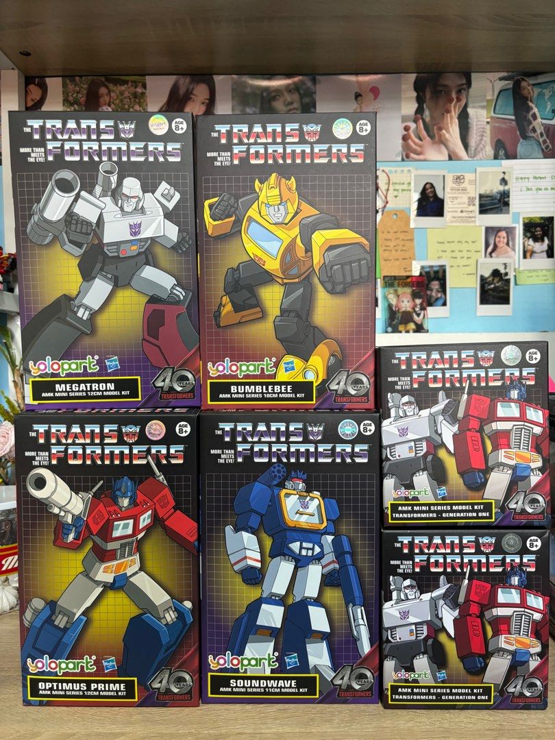 TRANSFORMERS YOLOPARK G1 (Category: Action & Battle Toys) located in Bacoor. Submitted by fatmanplayss (Listing ID 1318724064, Image 1). Description: Transformers Yolopark G1 Series - COMPLETE - BUILT - DISPLAYED CONDITION ONLY - BUMBLEBEE SEALED PRICE: 400 EACH LOCATION: Bacoor Cavite.