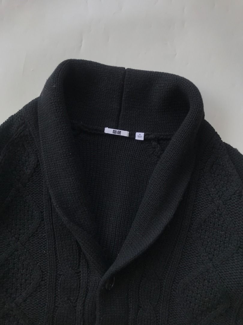Uniqlo 3D Cable Shawl Collar Cardigan KN 1162 M