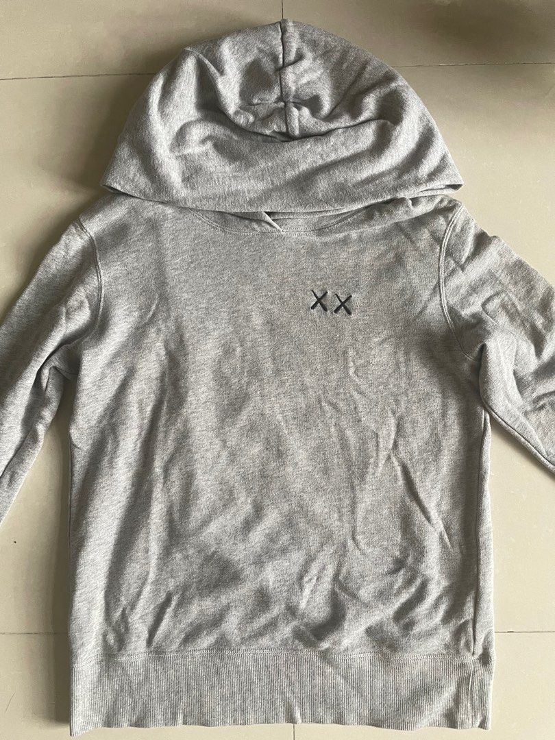 uniqlo sesame street kaws gray hoodie mina twice