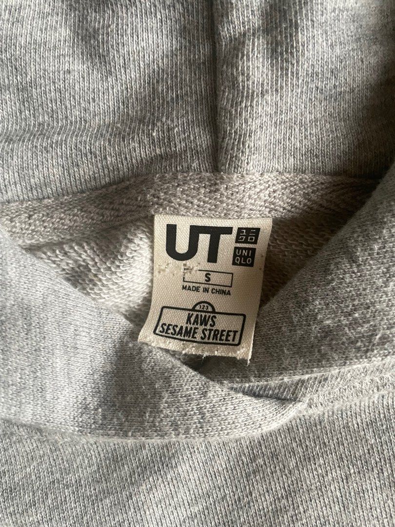 uniqlo sesame street kaws gray hoodie mina twice