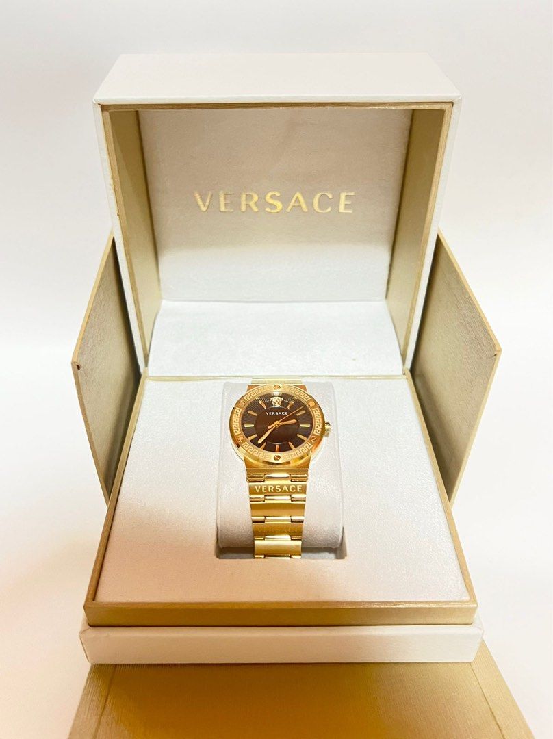 VERSACE FULL GOLD PLATED WATCH