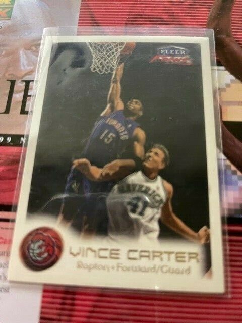 Vince Carter w/ Dirk Nowitzki 44 FLEER FOCUS 2000 FLEER (Category: Raw Singles) located in Quezon City. Submitted by prizexchange (Listing ID 1318742150, Image 1). Description: Vince Carter w/ Dirk Nowitzki 44 FLEER FOCUS 2000 FLEER.