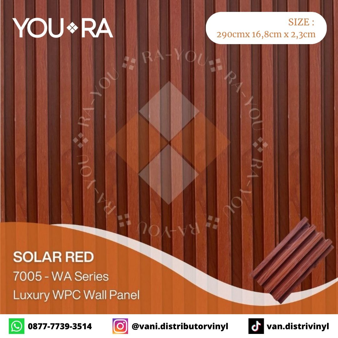 WPC Wallpanel Youra | Wood Panel Dekorasi Dinding - WA Series 2,9m ...