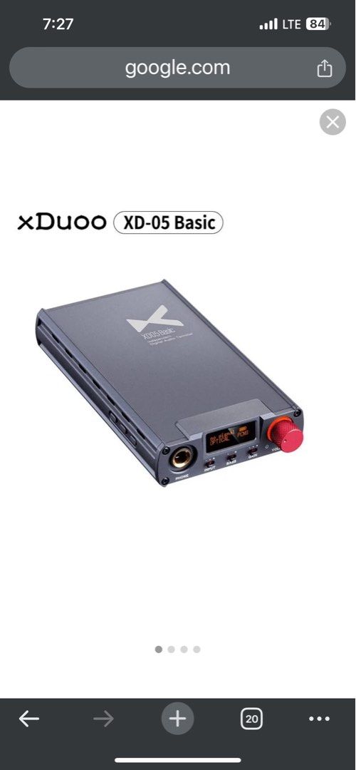 XD05 Basic DAC/AMP (Category: Other Audio Equipment) located in Singapore. Submitted by luckystar.c6a90e (Listing ID 1318796740, Image 1). Description: Price increased demand raised for this model. XDUOO XD 05 Basic power DAC/AMP. Long hr Batt 4000mAh >9hrs USB in. Classic and portable; one of best DAC/ AMP in budget range to keep. Metal casing for good heat dissipation. Front 6.5/6.35mm port w jack. Back 3.5mm port..