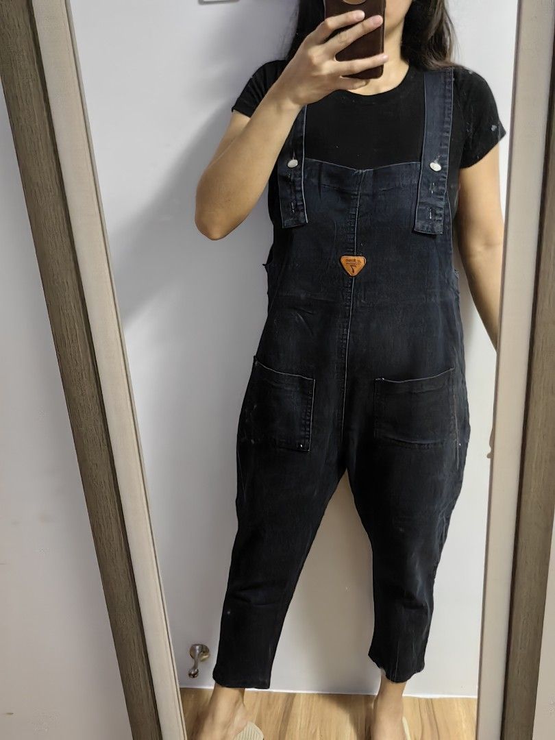 Black Jumper Pants XL 36 Women s Fashion Dresses Sets Jumpsuits on Carousell
