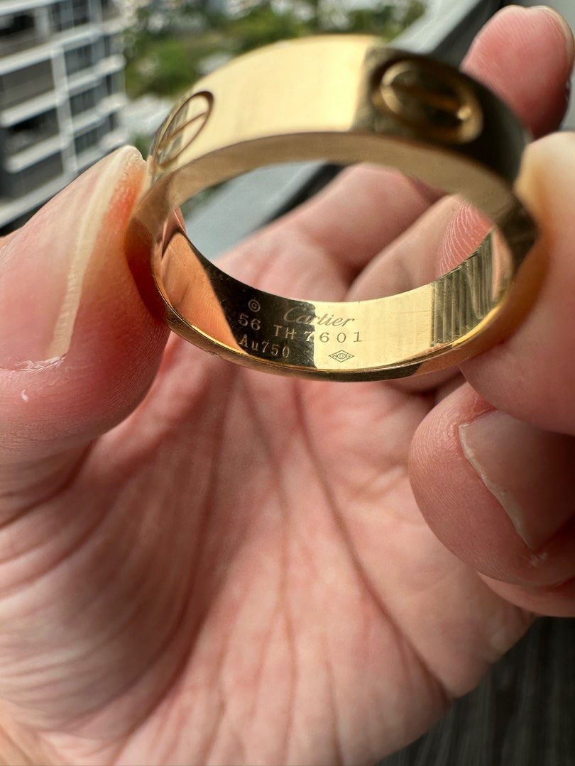 Custom cartier ring sales