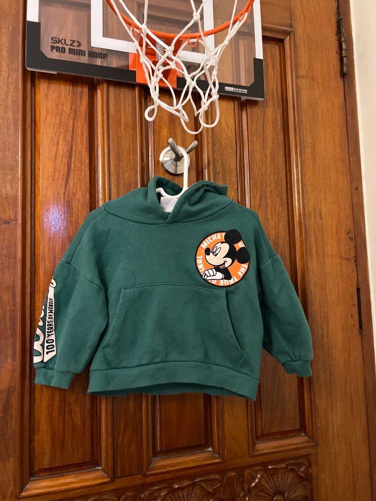 zara kids mickey mouse hoodie