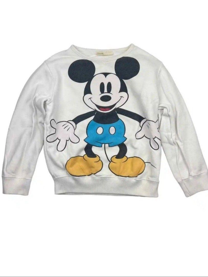 ZARA X Disney Mickey Mouse Sweater Sweatshirt Babies Kids Babies Kids Fashion on Carousell