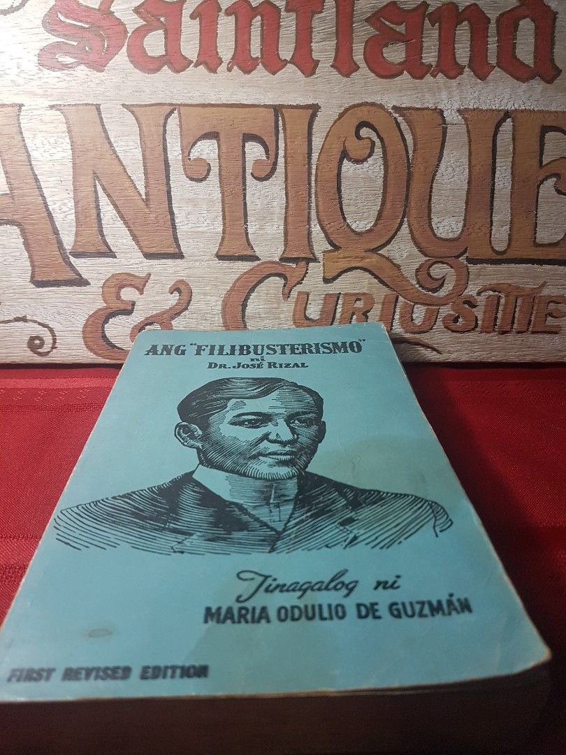 1974 Ang Filibusterismo Dr. Jose Rizal Vintage Book, Hobbies & Toys ...