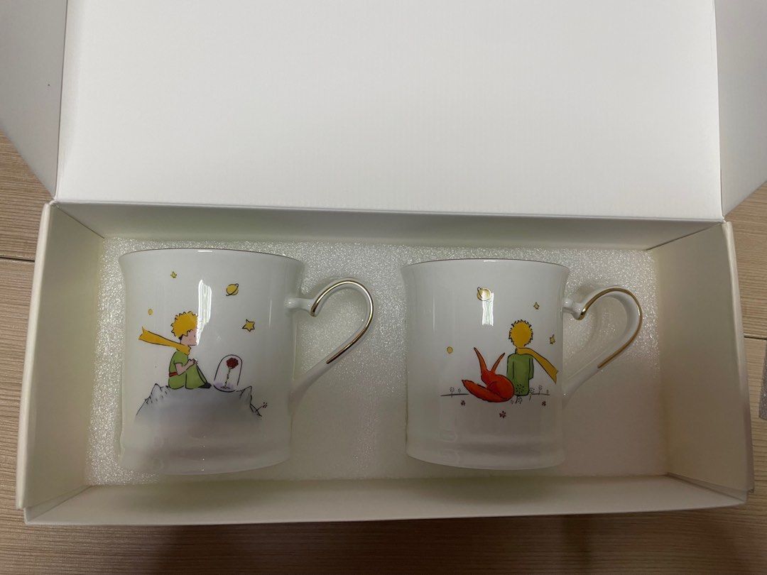 全新THE BEAST野獸派小王子限定系列馬克杯情侶對杯套裝骨瓷杯子280ml, 傢俬＆家居, 廚具和餐具, 廚水杯、水壺- Carousell