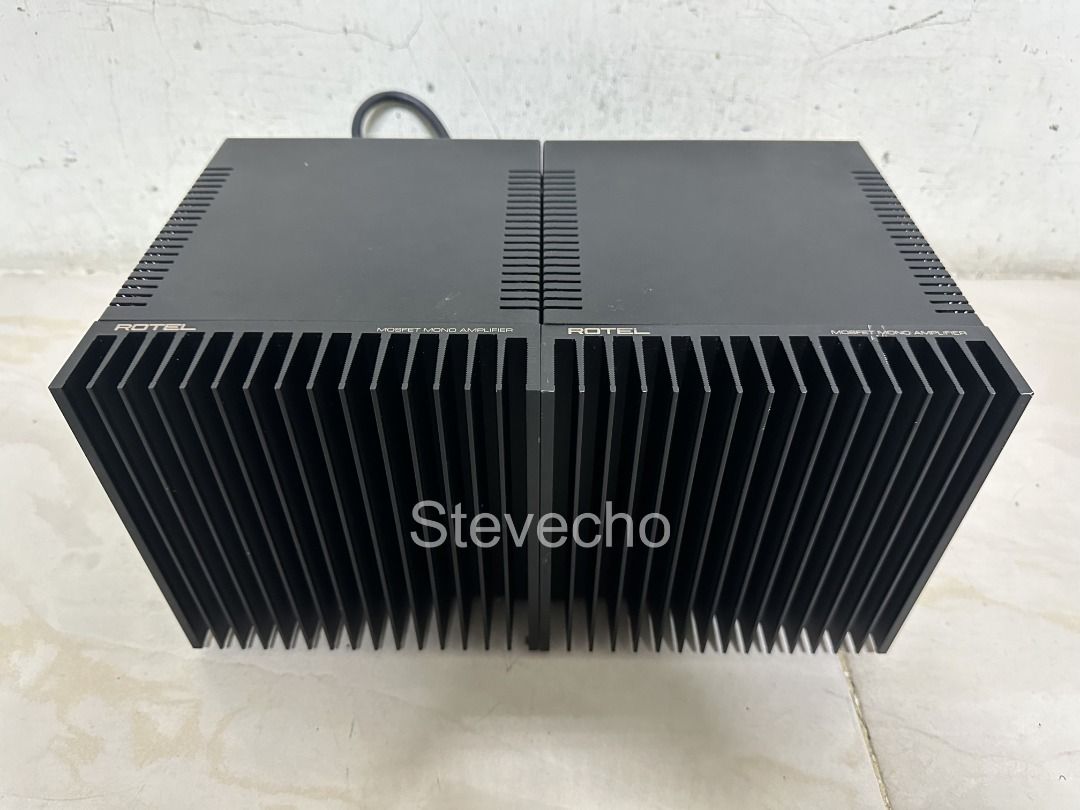 英國 ROTEL RMB-100 高級後級擴大機 品項還不錯~, 耳機及錄音音訊設備, 其他音響配件及設備在旋轉拍賣