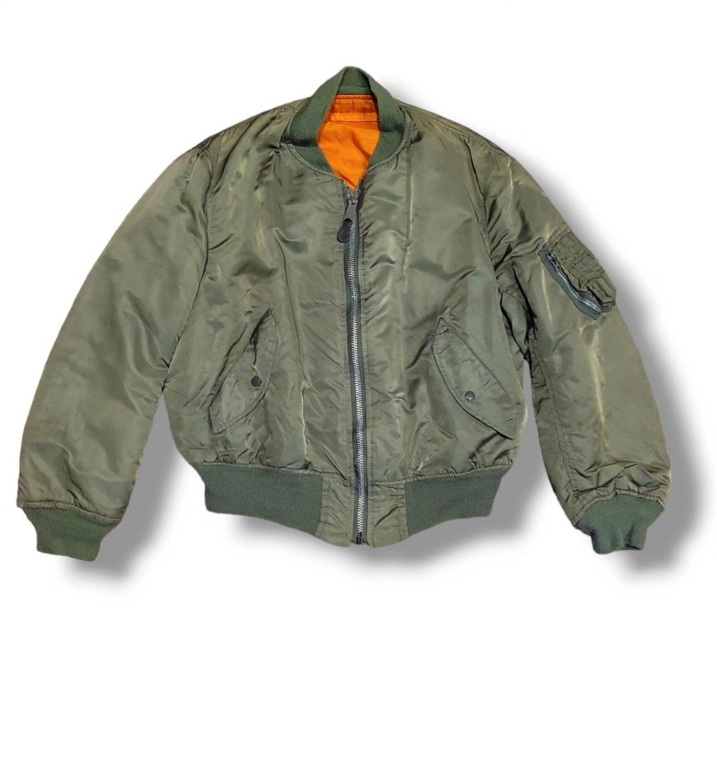 Alpha Industries Jacket Flyer's Man Intermediate MA-1🔥 VTG