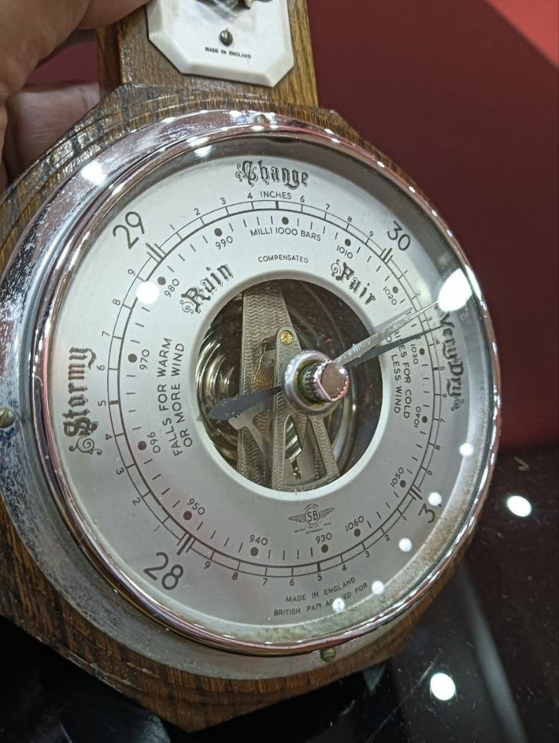 Antique England Barometer 12.5inch, Hobbies & Toys, Collectibles ...